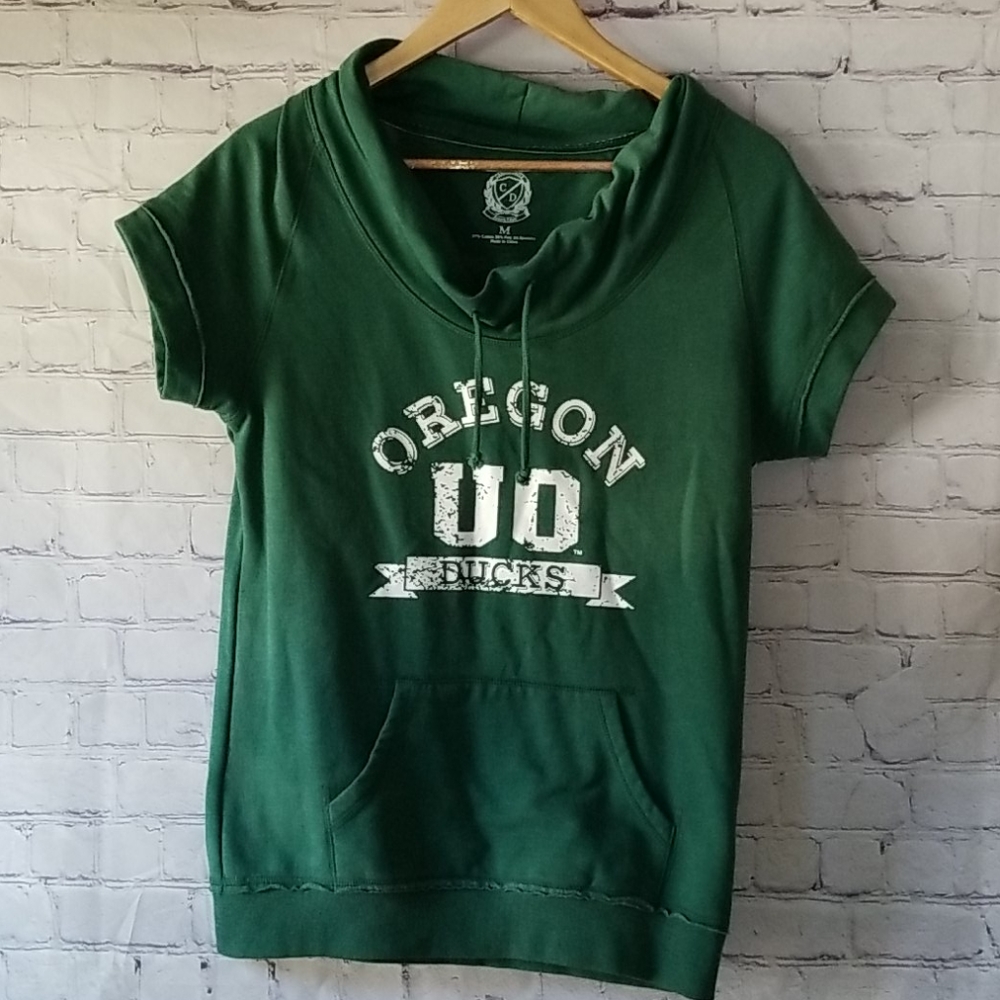 Oregon Duck College Pullover Sweatshirt Sho…
